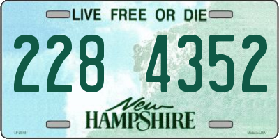 NH license plate 2284352