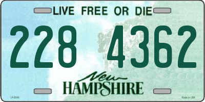 NH license plate 2284362