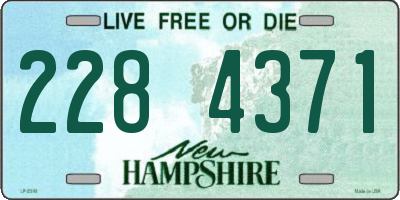 NH license plate 2284371