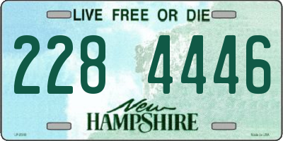 NH license plate 2284446