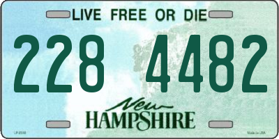 NH license plate 2284482