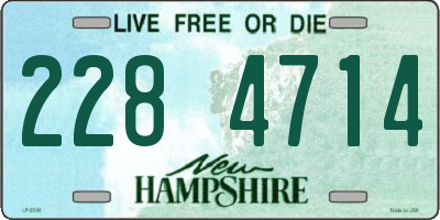 NH license plate 2284714