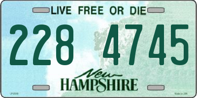 NH license plate 2284745