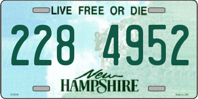 NH license plate 2284952