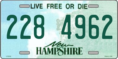 NH license plate 2284962