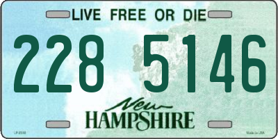 NH license plate 2285146
