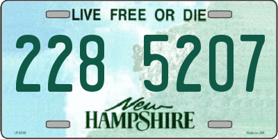 NH license plate 2285207