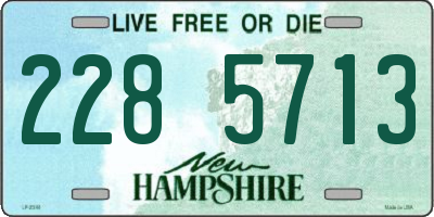 NH license plate 2285713