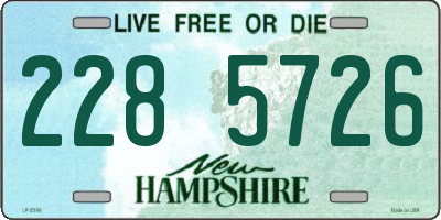 NH license plate 2285726