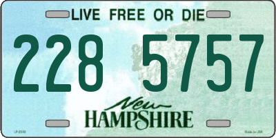 NH license plate 2285757