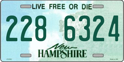 NH license plate 2286324