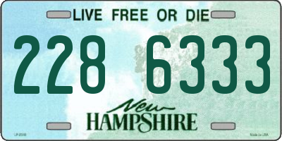 NH license plate 2286333
