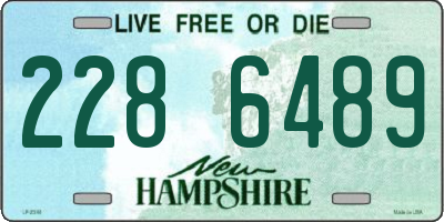 NH license plate 2286489