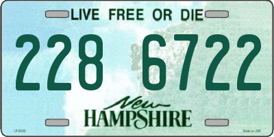 NH license plate 2286722