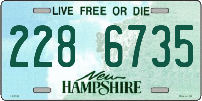 NH license plate 2286735
