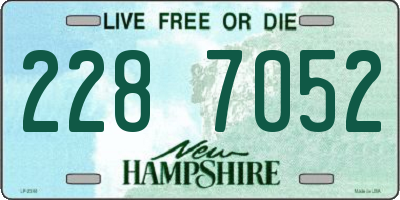 NH license plate 2287052