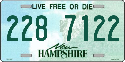 NH license plate 2287122