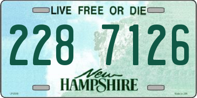 NH license plate 2287126