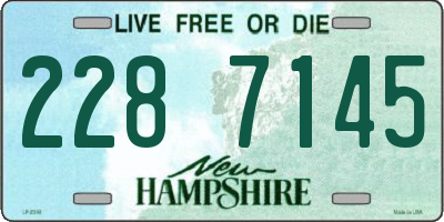 NH license plate 2287145
