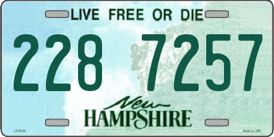NH license plate 2287257