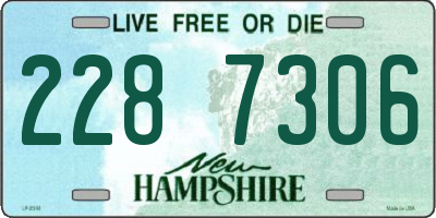 NH license plate 2287306