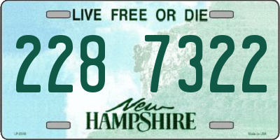 NH license plate 2287322