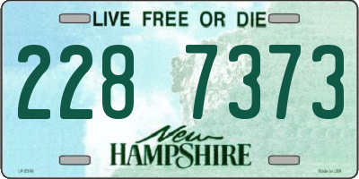NH license plate 2287373