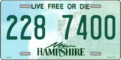NH license plate 2287400