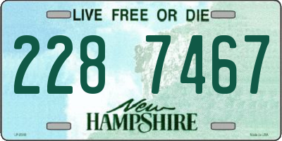 NH license plate 2287467