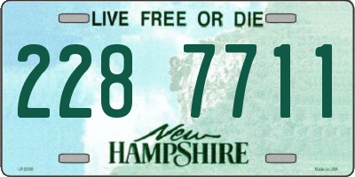 NH license plate 2287711