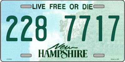NH license plate 2287717