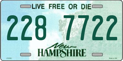 NH license plate 2287722