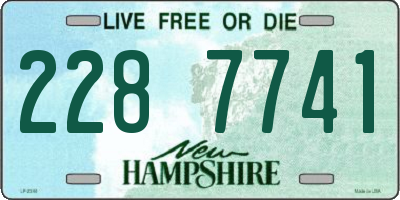 NH license plate 2287741