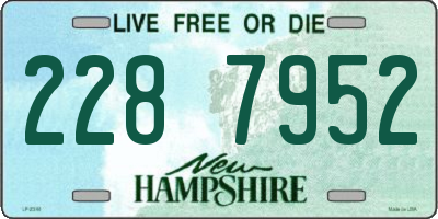 NH license plate 2287952