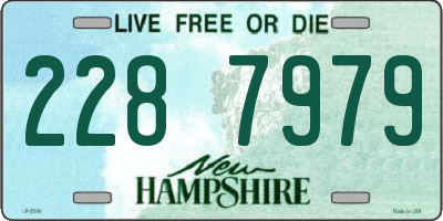 NH license plate 2287979