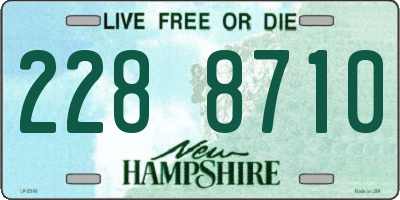 NH license plate 2288710