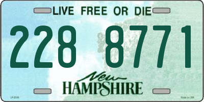 NH license plate 2288771