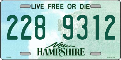 NH license plate 2289312