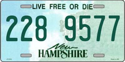 NH license plate 2289577