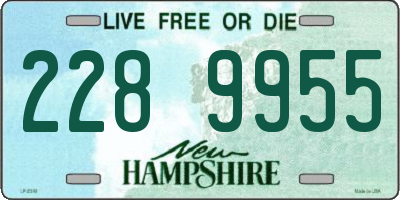 NH license plate 2289955