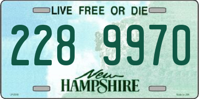 NH license plate 2289970