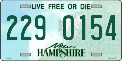 NH license plate 2290154