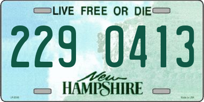 NH license plate 2290413