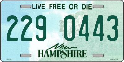 NH license plate 2290443