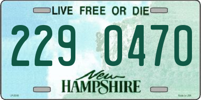 NH license plate 2290470