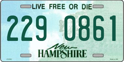 NH license plate 2290861