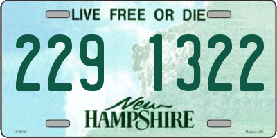 NH license plate 2291322
