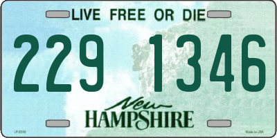 NH license plate 2291346