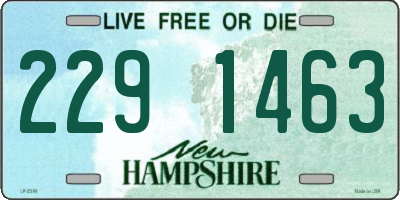 NH license plate 2291463