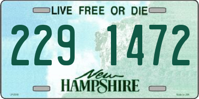 NH license plate 2291472